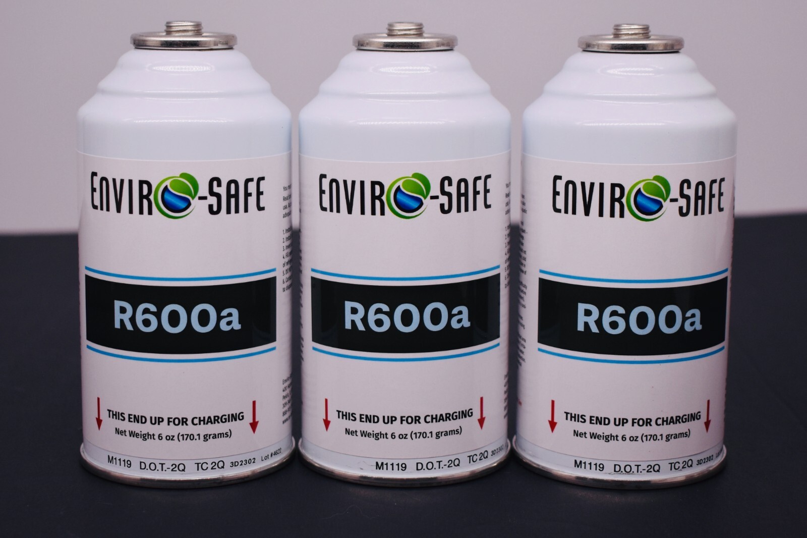 R-600a Refrigerant, Inverted Piercing 6 oz Case/3