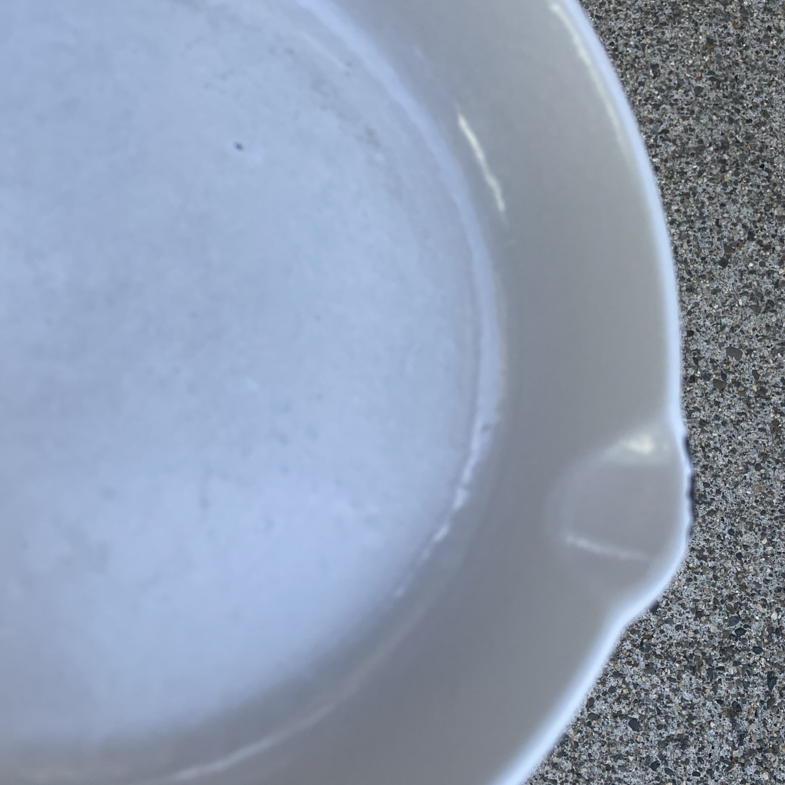 Vintage #16 Le Creuset 6.5" Spouted Skillet Frying Pan Brown Enamel Cast Iron