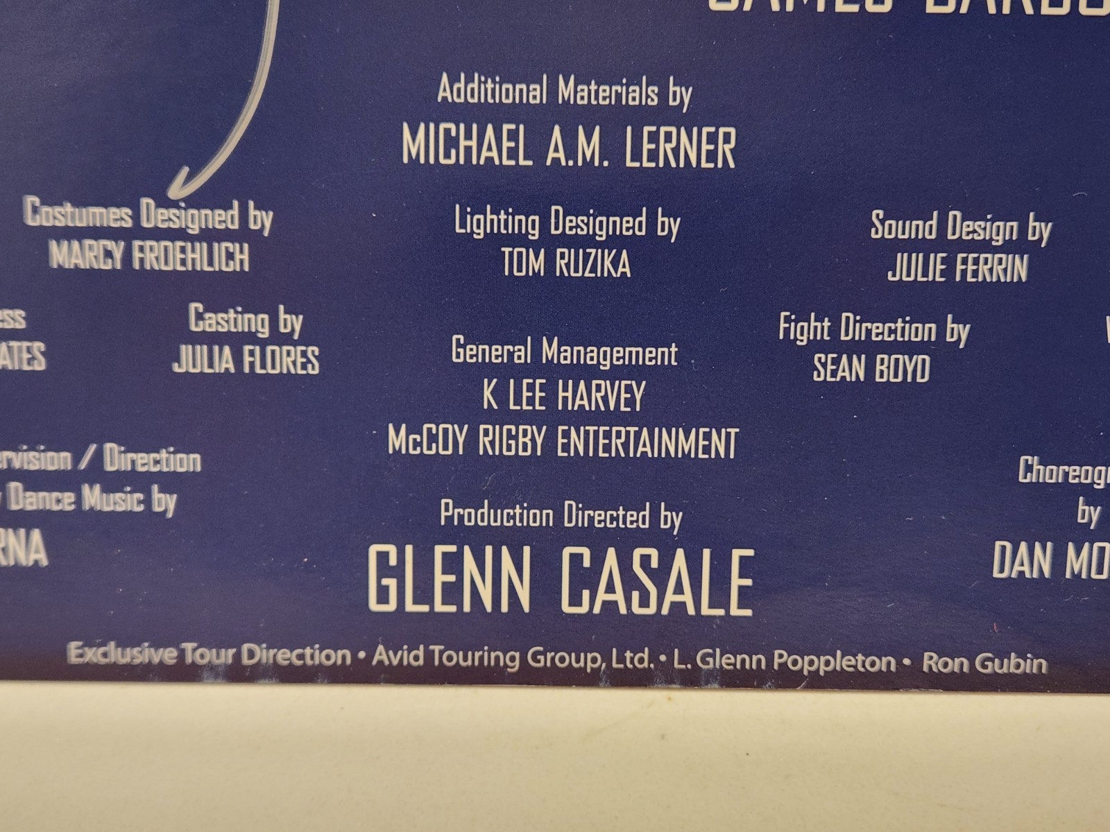 Michael York Signed Lerner & Loewe's Camelot Framed Original Musical Poster 2007