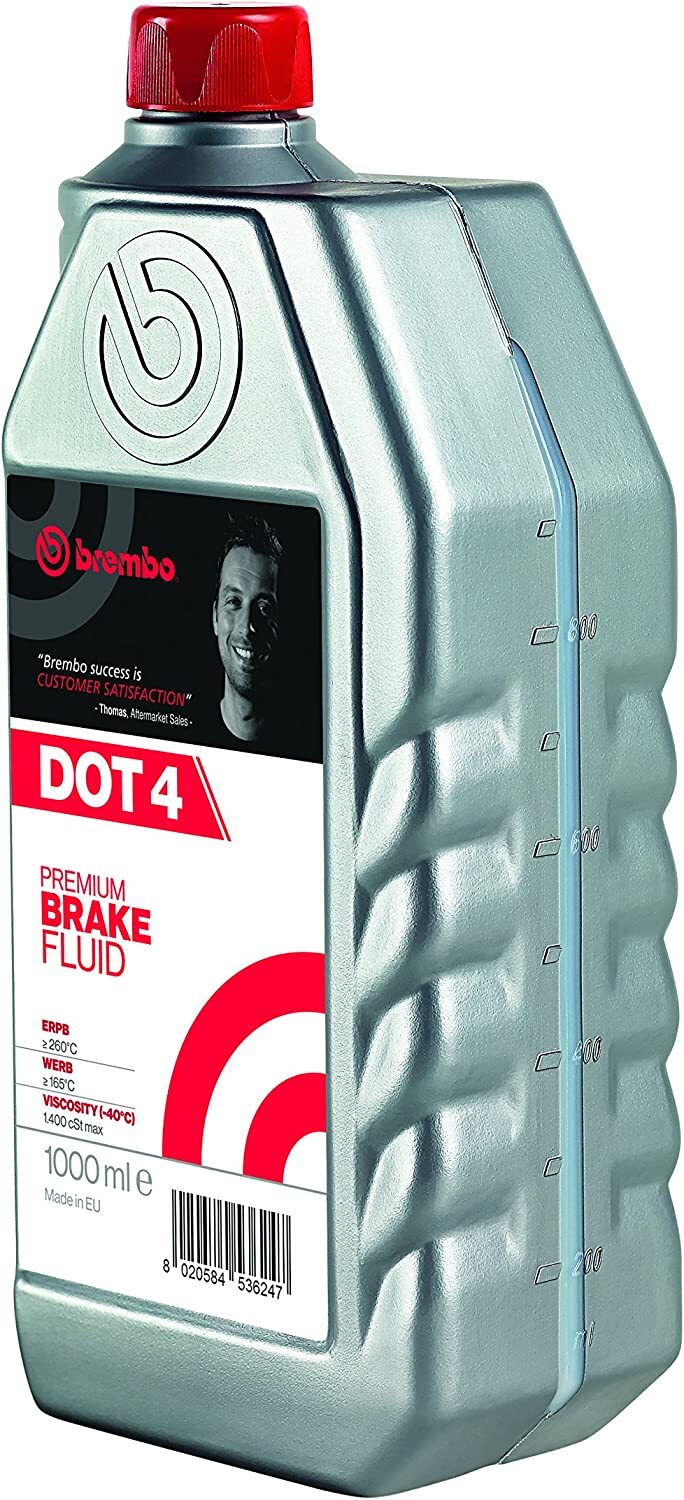 Brembo L04010 DOT 4 Brake Fluid, 1L