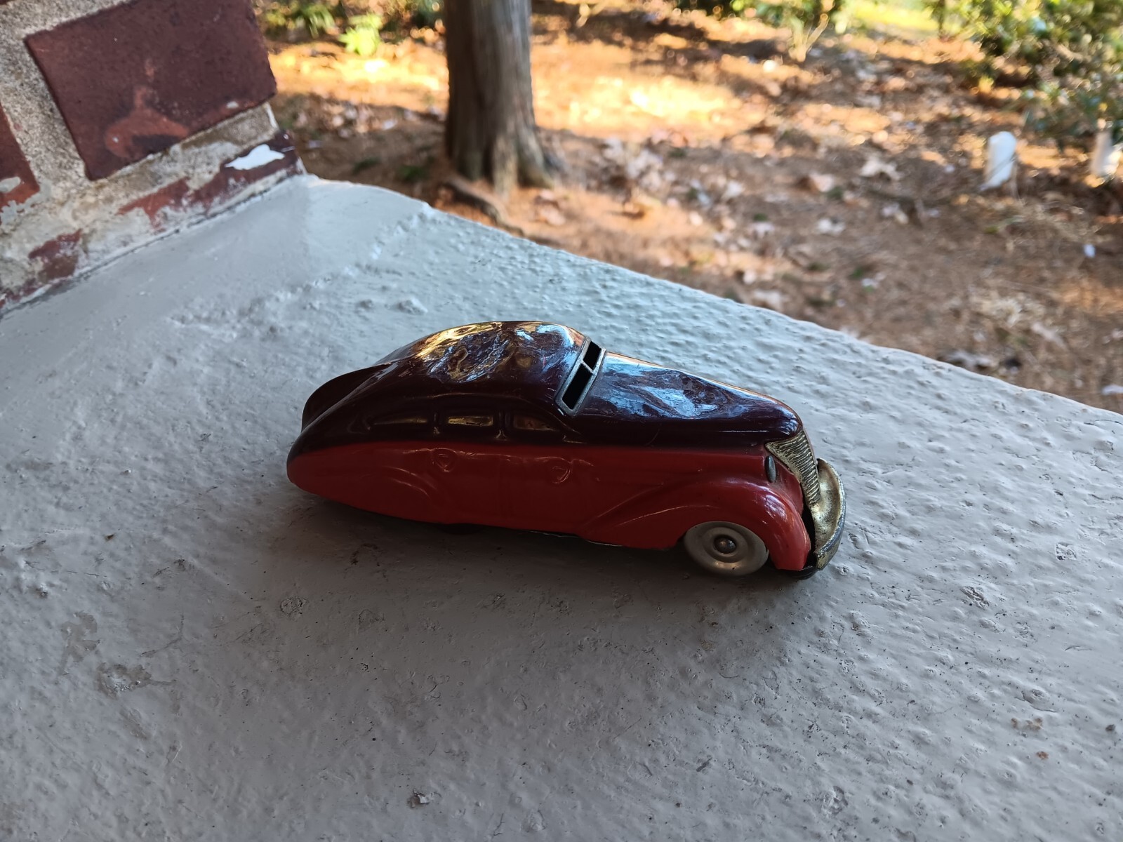 VINTAGE PRE-WAR SCHUCO 1010 WENDE LIMOUSINE GERMAN WINDUP TIN TOY CAR