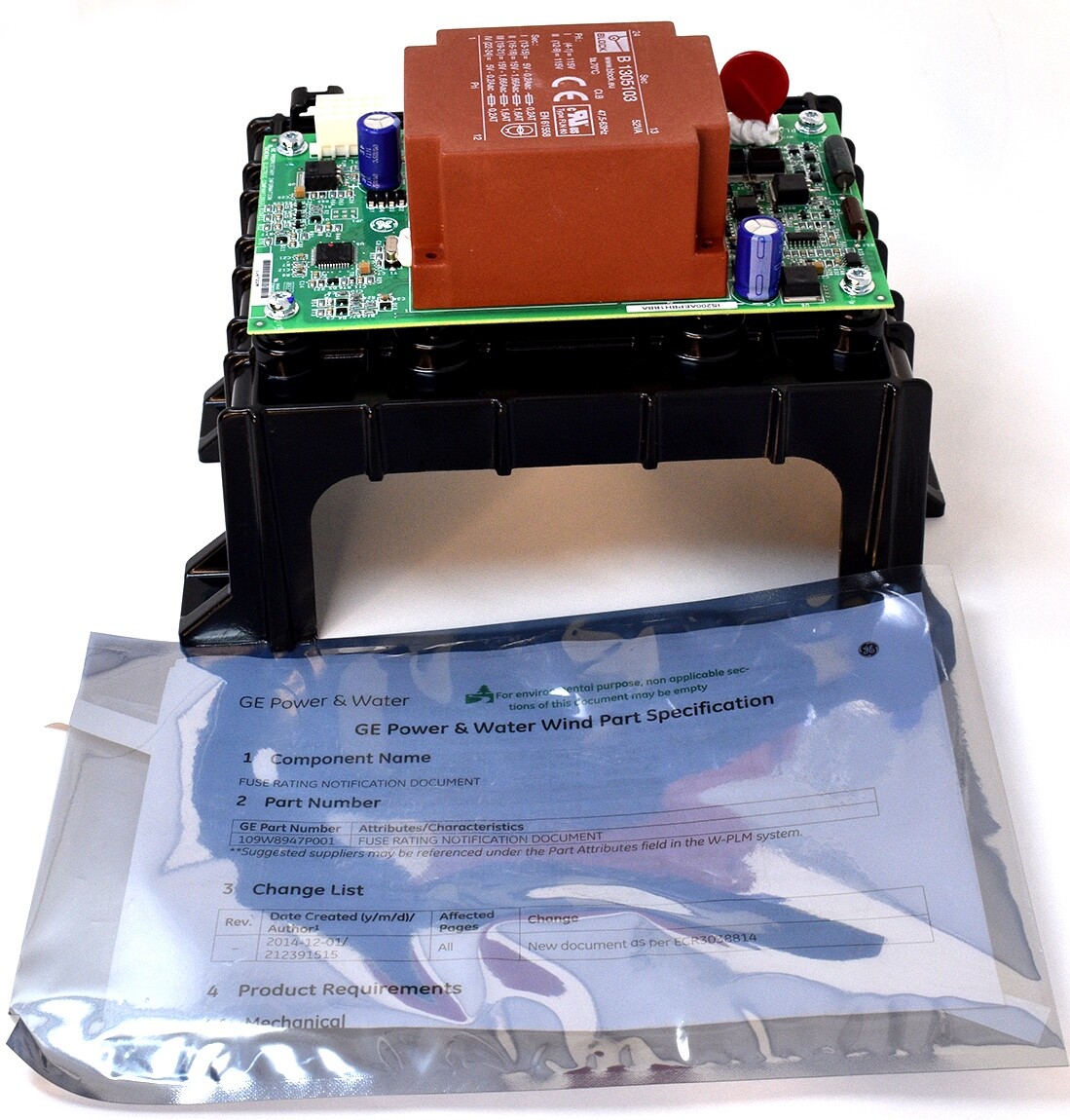 GE Power and Water 151X1233DD01SA02 Pitch Battery Charger, Sub Assembly New