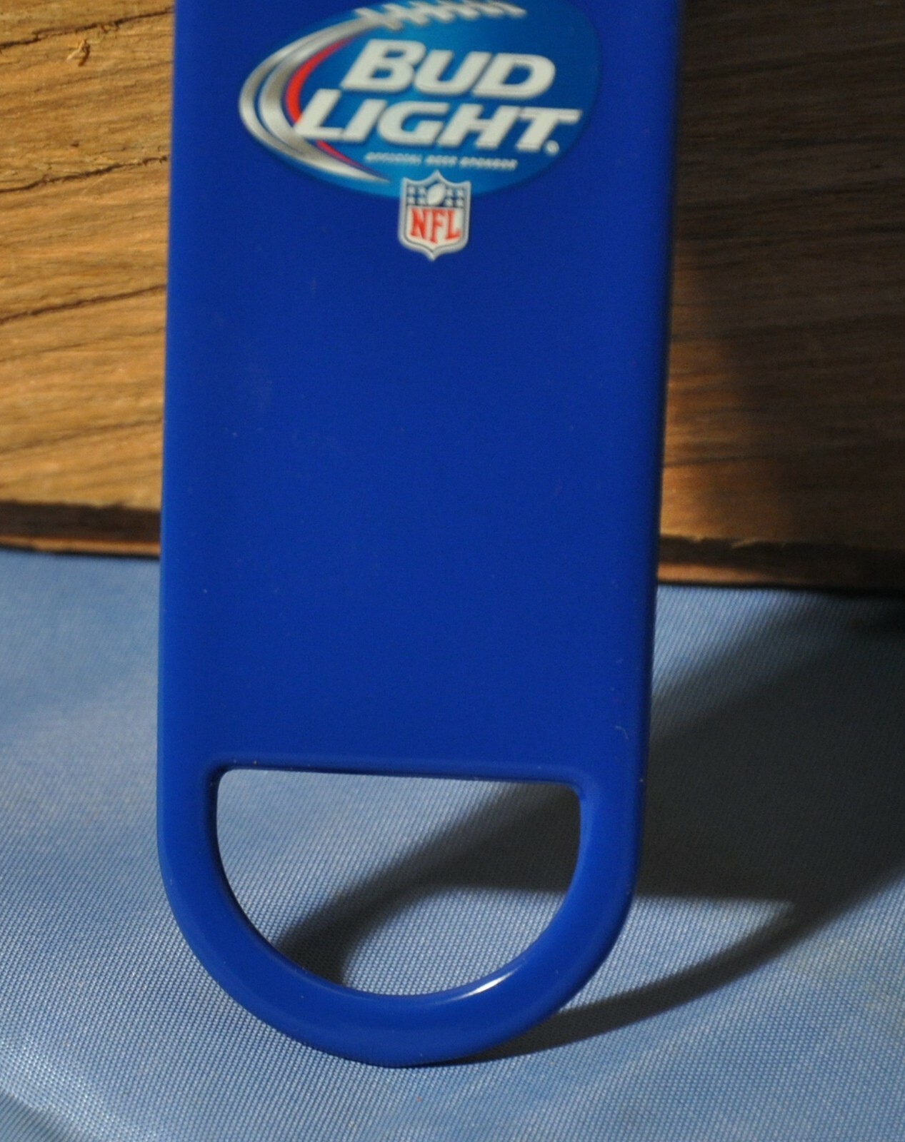 Bud Light Beer NFL 7" Bartender Bottle Opener Metal Church Key New