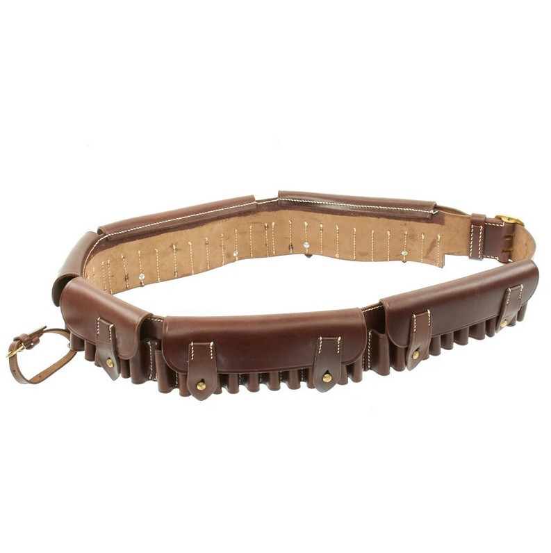 British Martini-Henry P-1882 Brown Leather Ammunition Bandolier 50Round Capacity