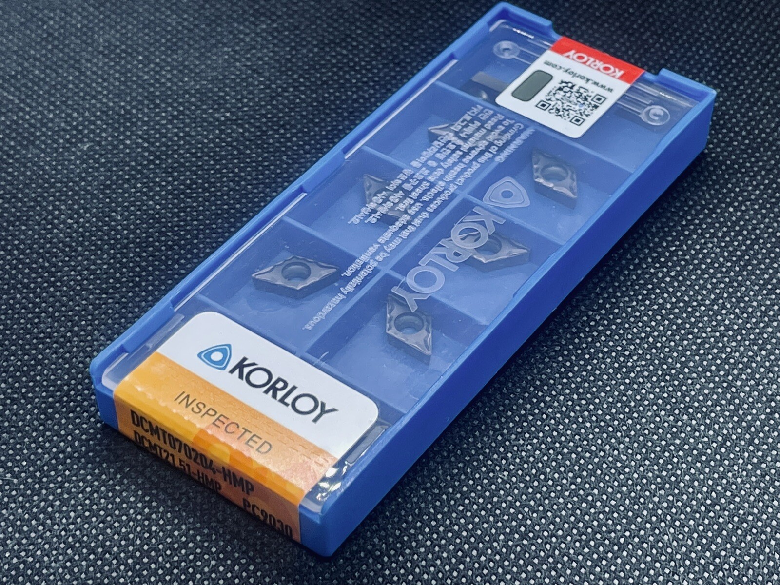 KORLOY DCMT 21.51 HMP PC9030 DCMT070204 Carbide Inserts 10pcs  Free Ship!