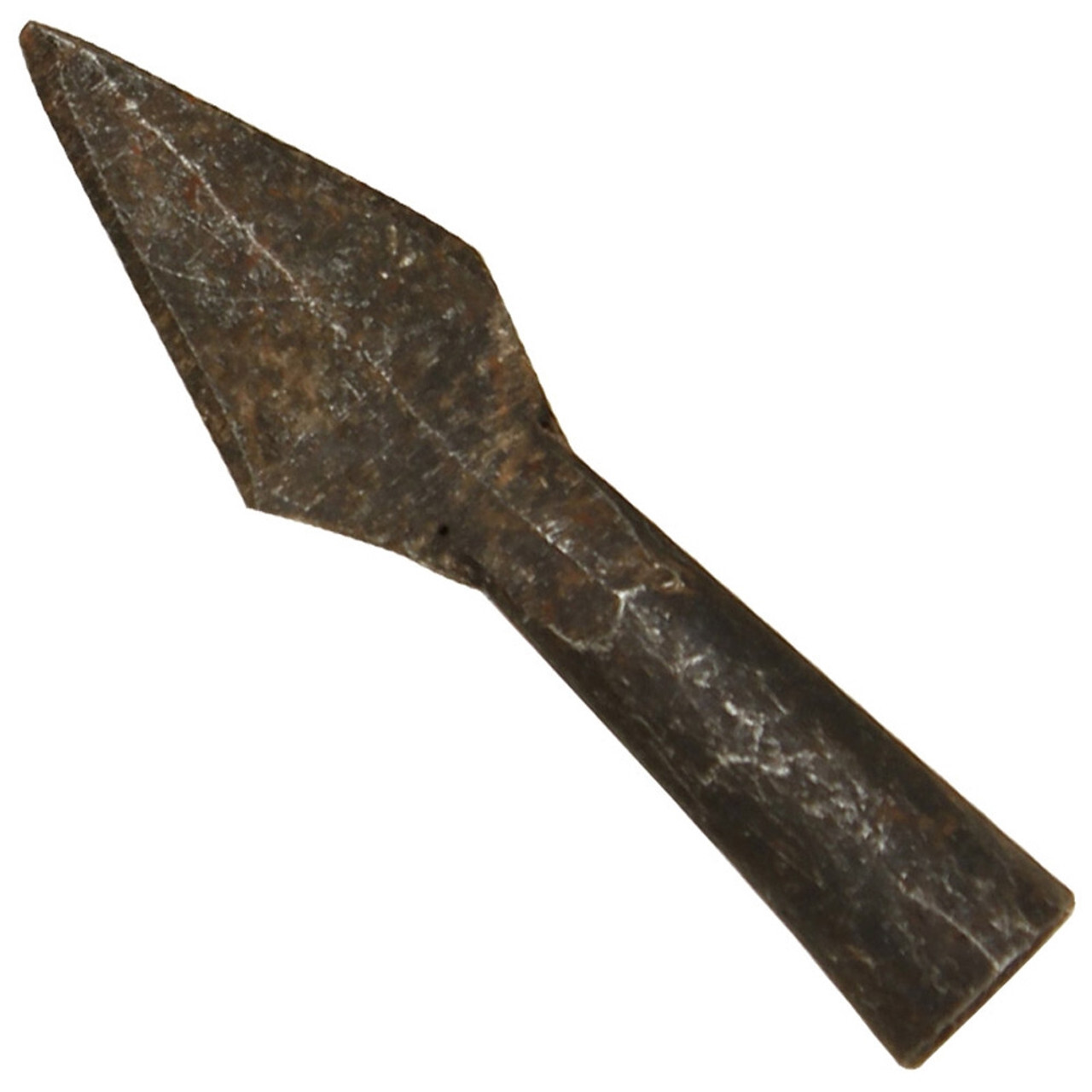 Hand forged Ancient Medieval Viking Iron Arrowheads, 5 piece