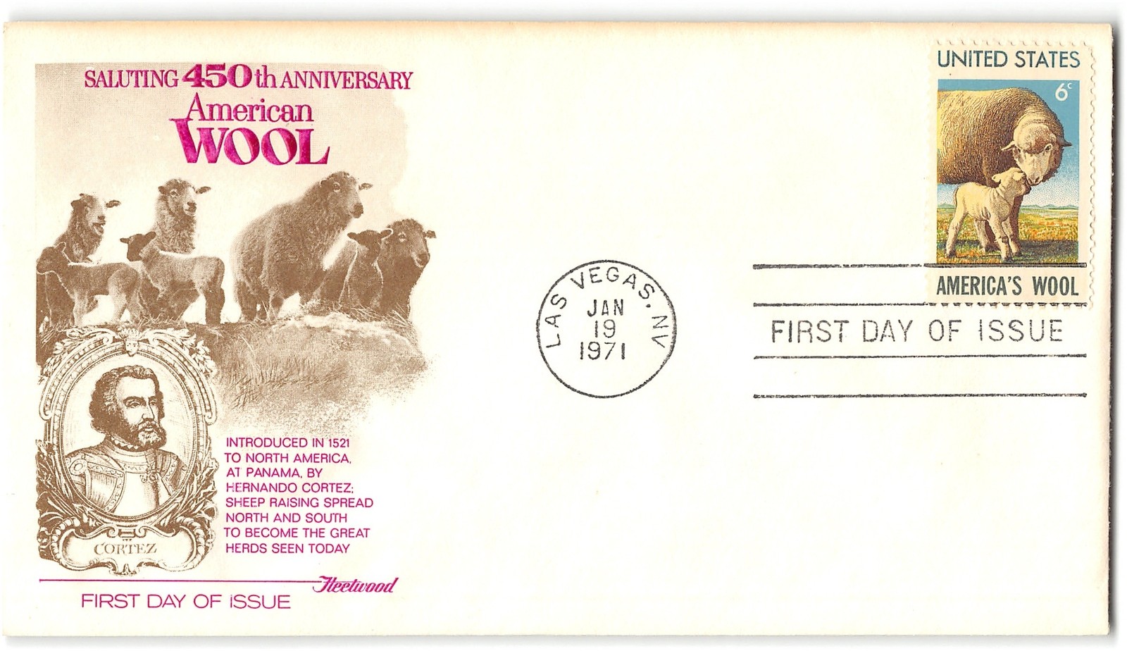 US #1423 FDC, 1971, Fleetwood