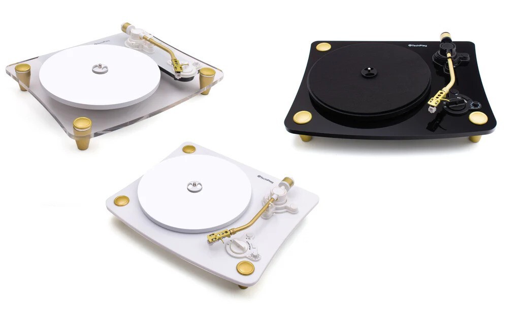 TECHPLAY GHOST WHITE BLUETOOTH BROADCAST RECORD PLAYER TURNTABLE AT3600L NEEDLE