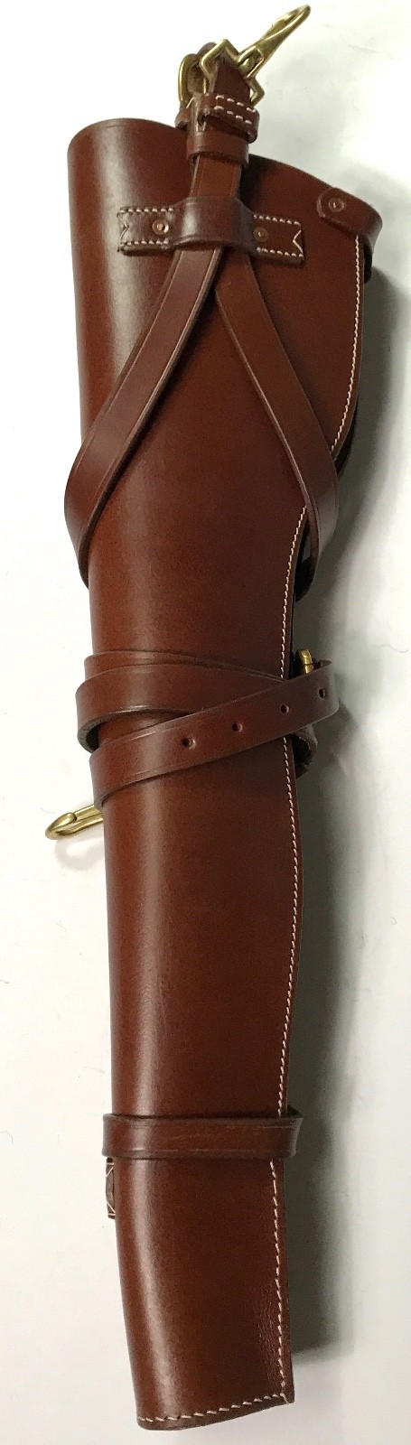 WWII US Army M1 Carbine leather carry scabbard for jeep
