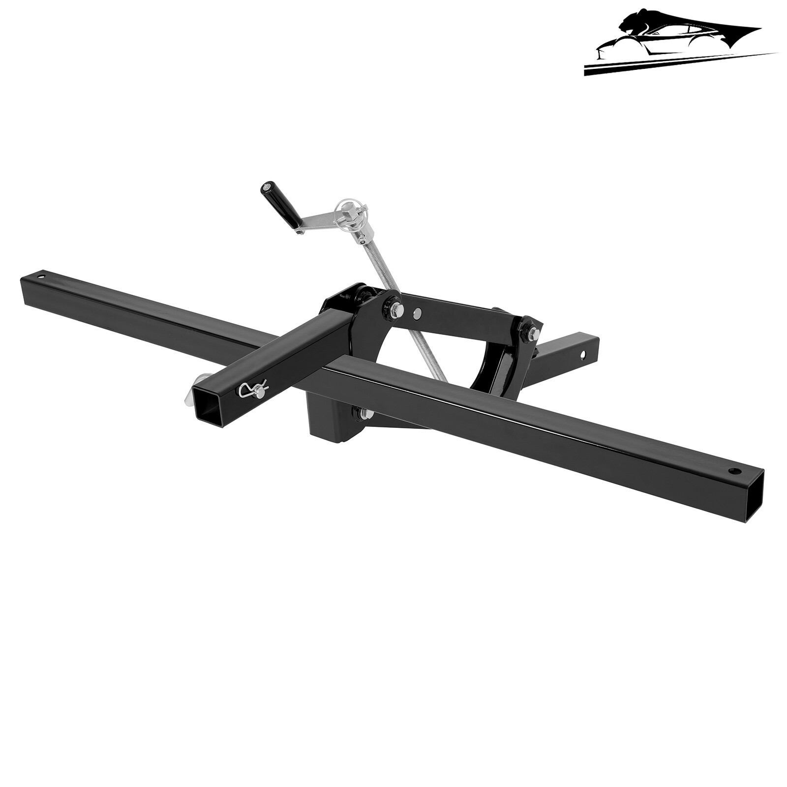 Black Manual Quick Implement Lift 50 Inches For ATV / UTV with 2" Receiver