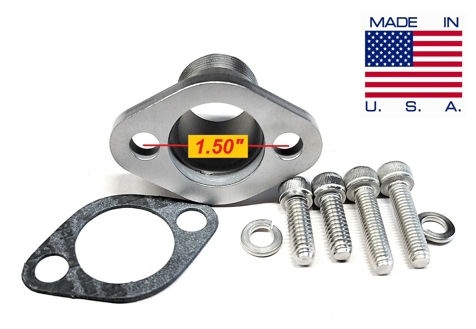 Exhaust 3/4 male thread adapter for some Small Briggs or Tecumseh engines.