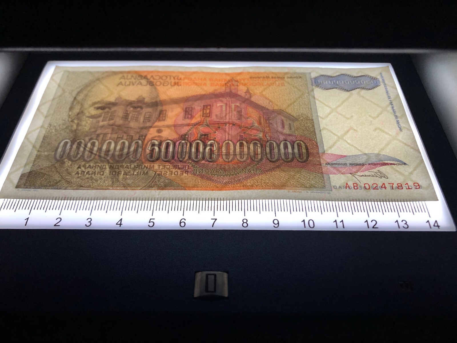 Yugoslavia 5 50 500 Billion Dinara 1993 Banknotes Hyperinflation Currency