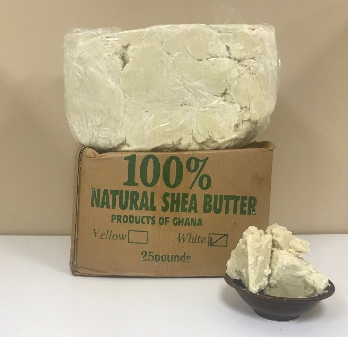 100% RAW AFRICAN SHEA BUTTER Unrefined Organic Pure GHANA Choose SIZE And COLOR