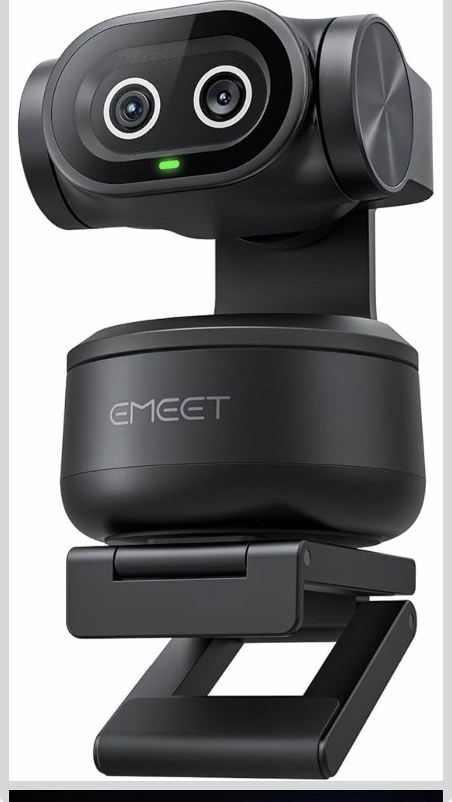 EMEET PIXY 4K AI Dual-Camera Webcam with Gesture Control & Tracking. New Sealed