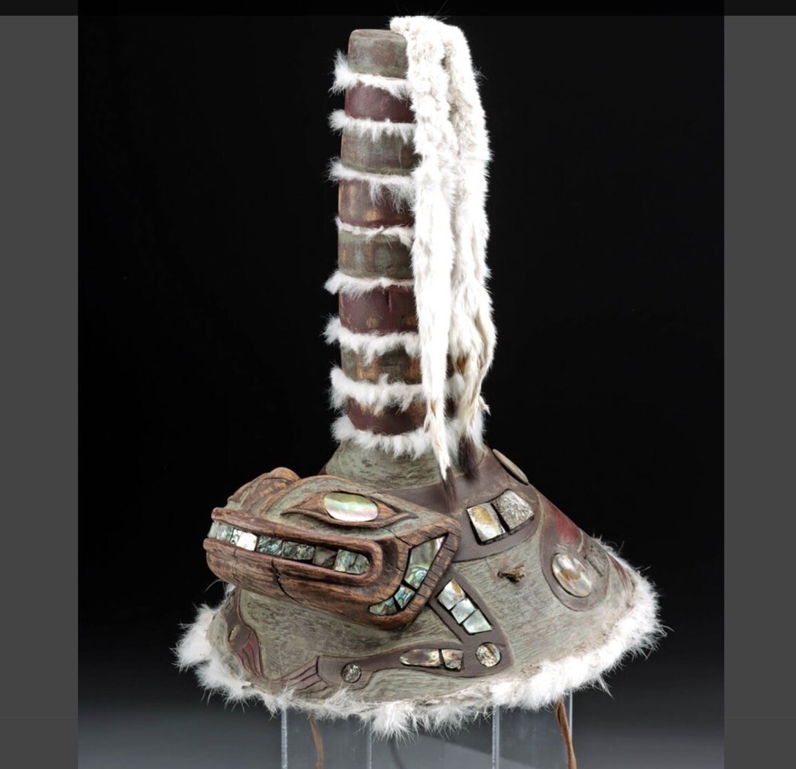 Northwest Coast- Tlingit- Tsimshian Frog Clan Hat