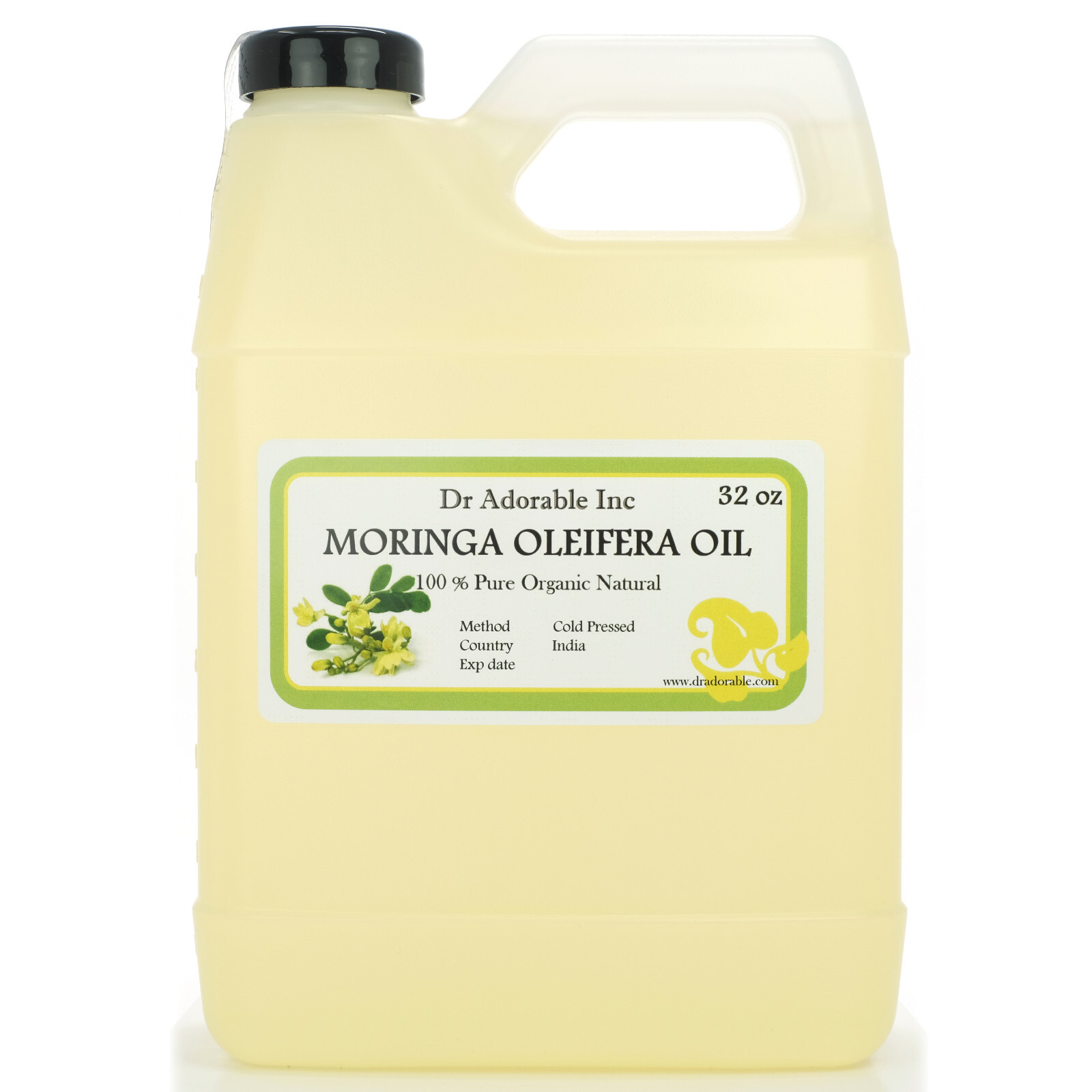 32 Oz Premium Pure Organic Cold Pressed Best  Fresh Moringa Oil Multi Purpose
