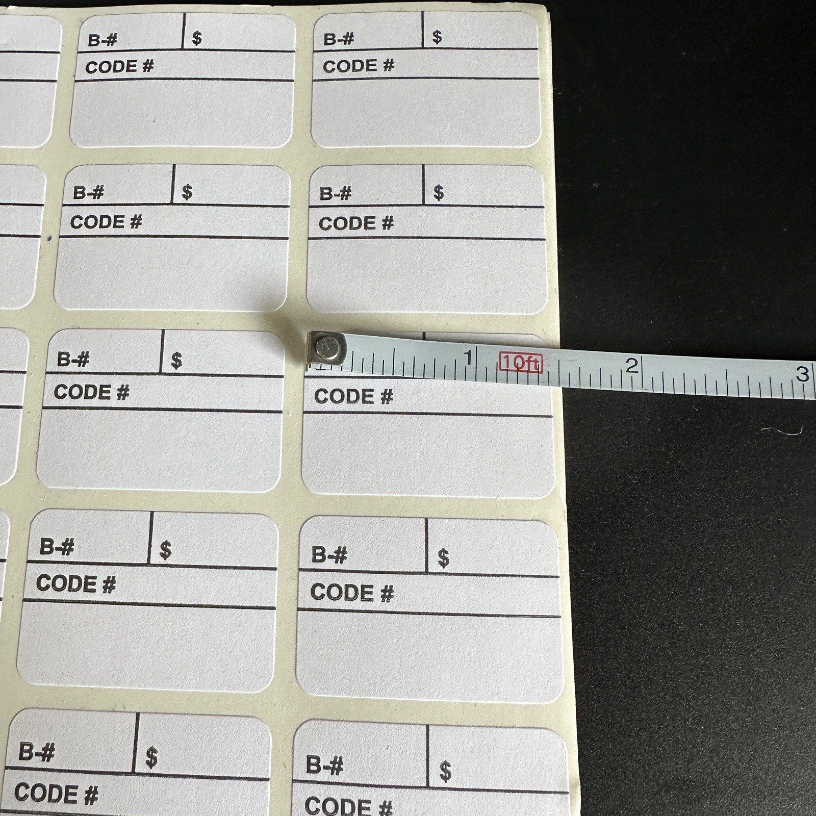 240 Removable Price Tags Stickers Consignment Vendor Antique Mall 10 Sheets