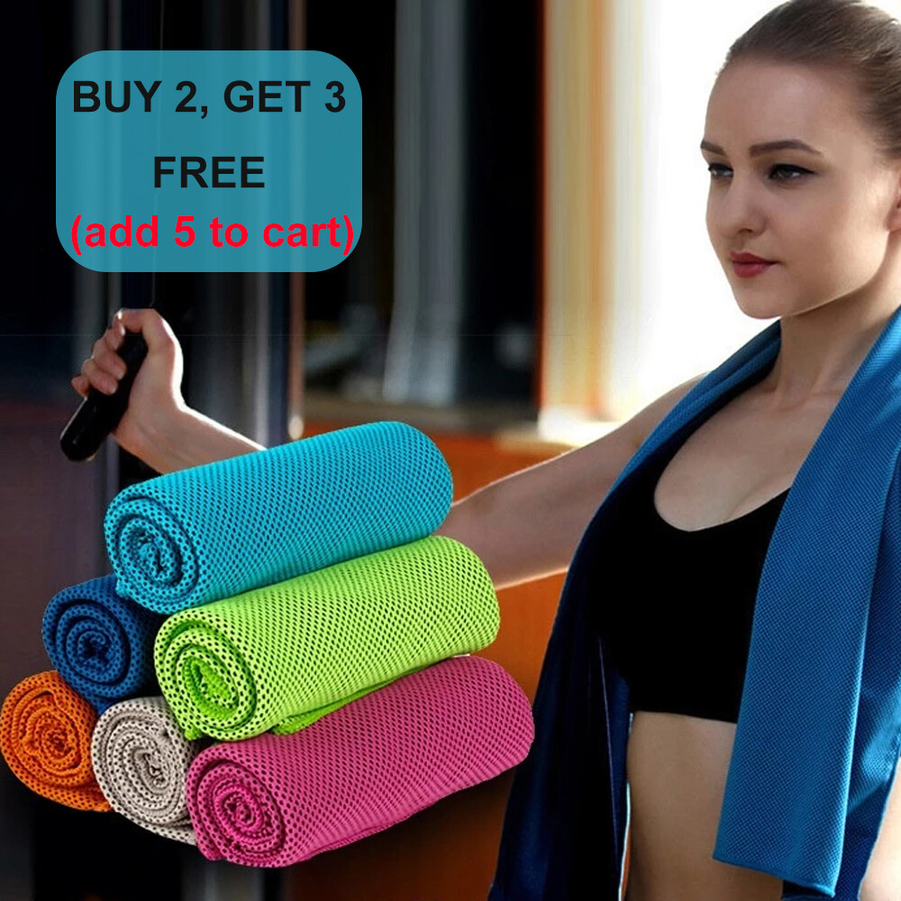 Instant Cooling Towel Ice Towel Neck Wrap For Sports Running Jogging Gym Chilly