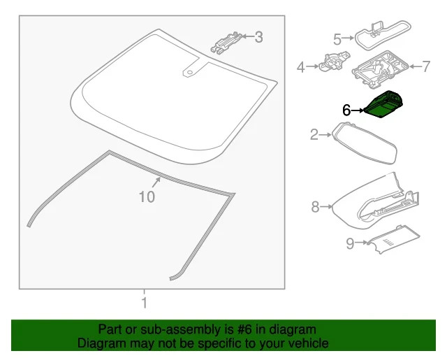 New OEM GM 2018-2022 GMC Acadia Front View Windsheild Lane Assist Camera
