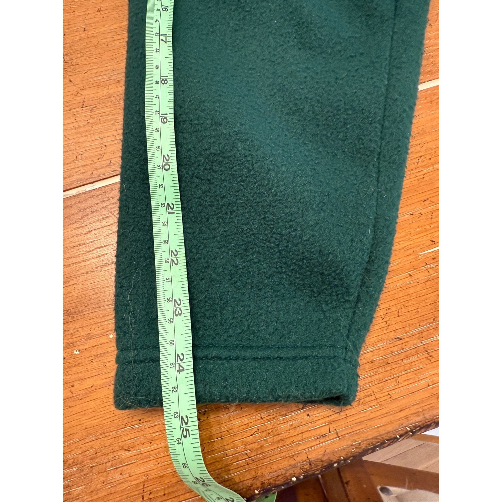 Vintage Y2K Old Navy Mens Fleece Quarter Zip Pullover Green Outdoor Casual Top L