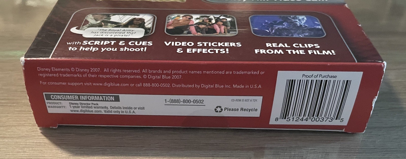 Disney Flix DisneyFlix Pirates of the Caribbean Director Pack CD-ROM - NEW