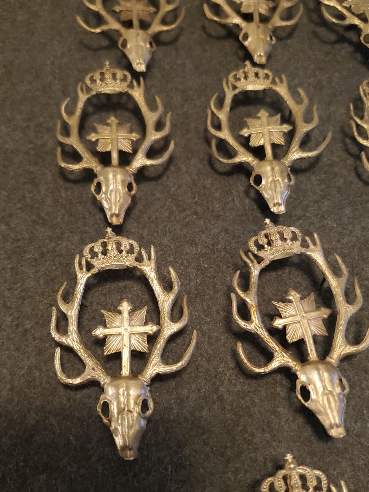 WWI Era German Jägers badge with Bavarian/ Saxony Crown