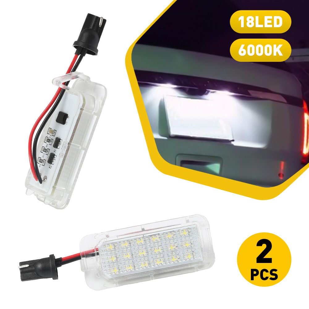 2x For Ford Escape 2013-19 LED License Plate Light Tag Lamp Assembly Replacement