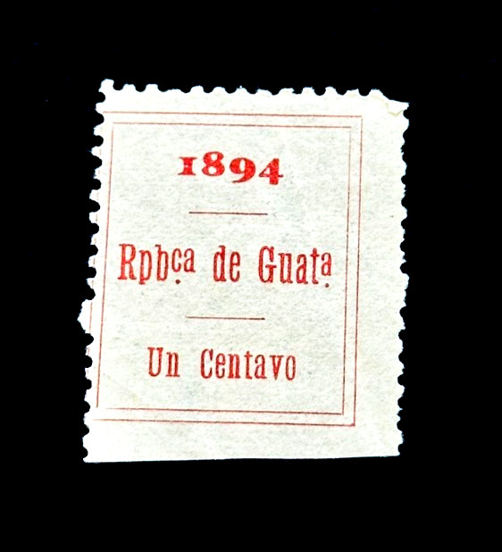 GUATEMALA Stamp - 1894 Revenue Postal Tax Yt FP1 MNG r43