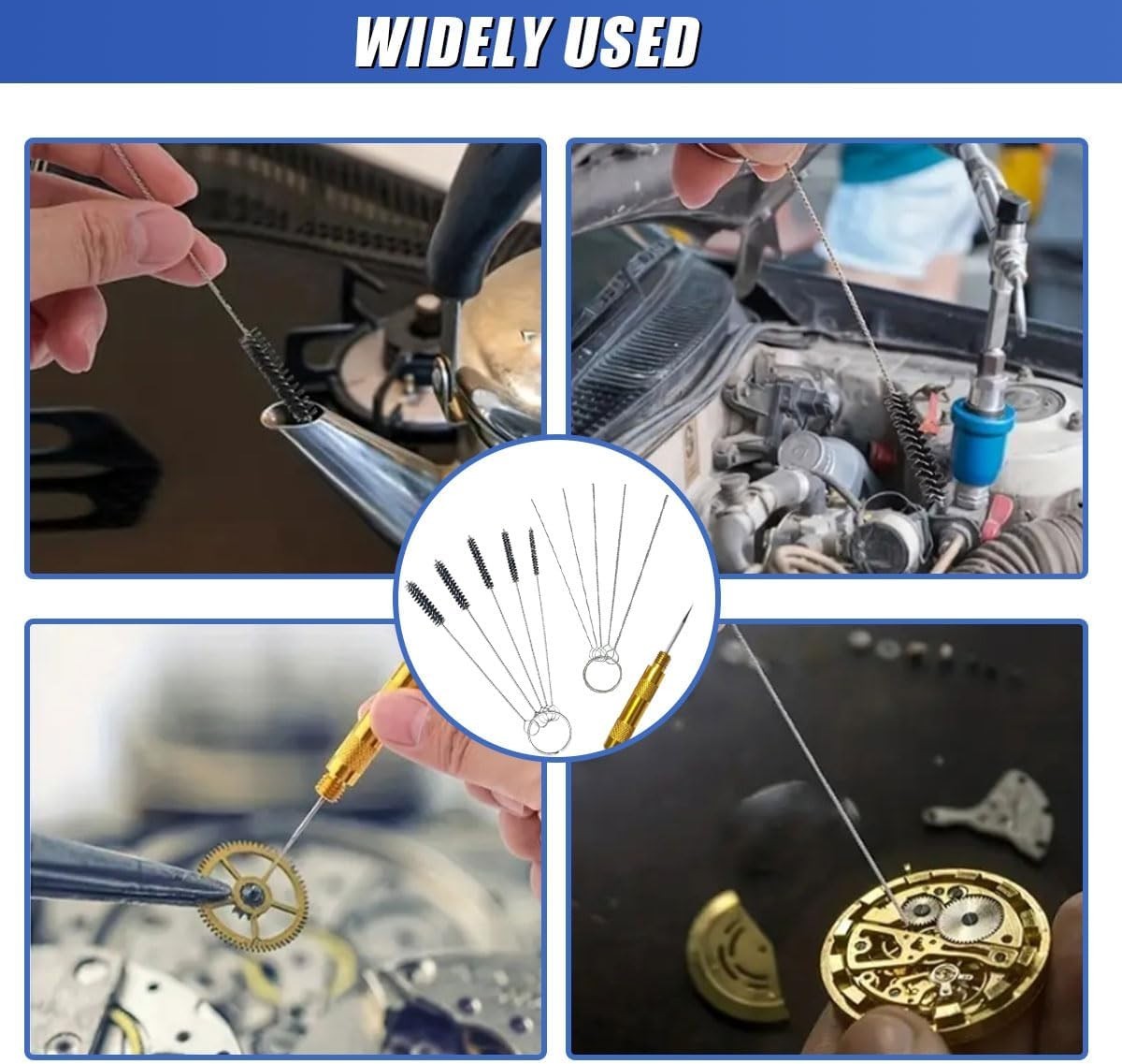 Carburetor Cleaning Kit, Carbon Dirt Jet Remove Torch Tip Cleaner Set...