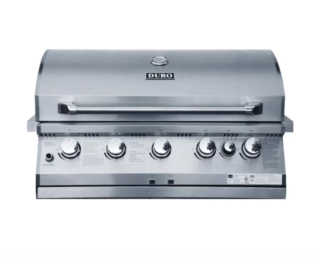 NXR 37 in Stainless Steel Built In Gas Grill 4 Burner Free Shipping