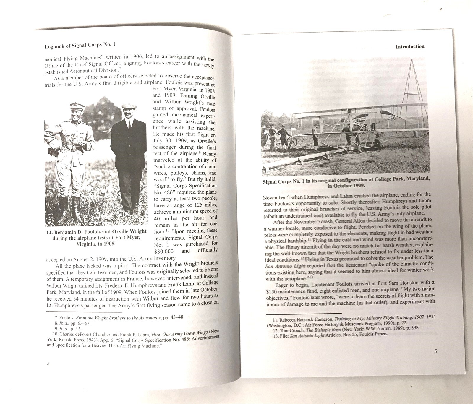 Logbook Of Signal Corps No. 1, The U.S. Army's First Airplane Flight, Comm. Ed.