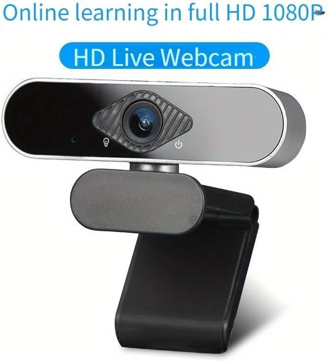 1080P Full HD USB Webcam for PC Desktop,Laptop Web Camera with Microphone LOT
