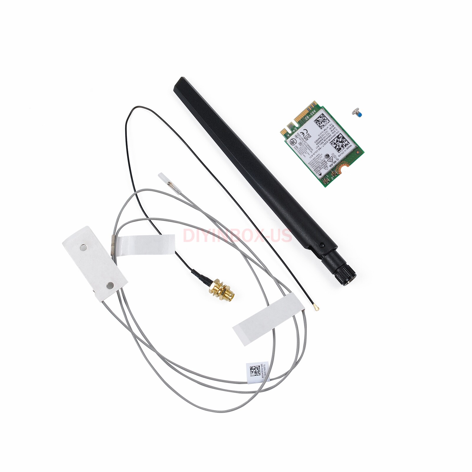 WiFi Antenna Cable + Card For DELL OptiPlex 3040 3050 3070 7040 7050 7060 7070