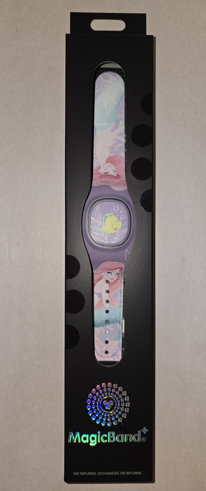 NEW 2025 Disney Parks Magic Band PLUS + The Little Mermaid Flounder PASTEL