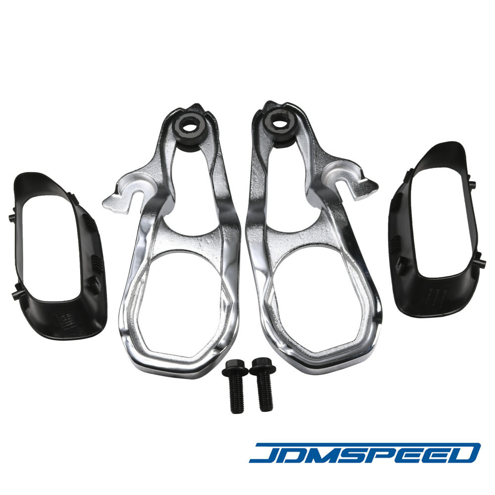 Chrome Heavy Duty Front Tow Hooks with Hardware For 2019 2020 2021 Ram 1500 DT
