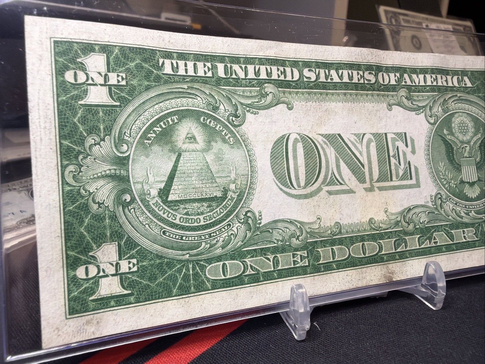 😁 1935 $1 SILVER CERTIFICATE "DOUBLE DATE". I /A BLOCK RUN ( AU+++)