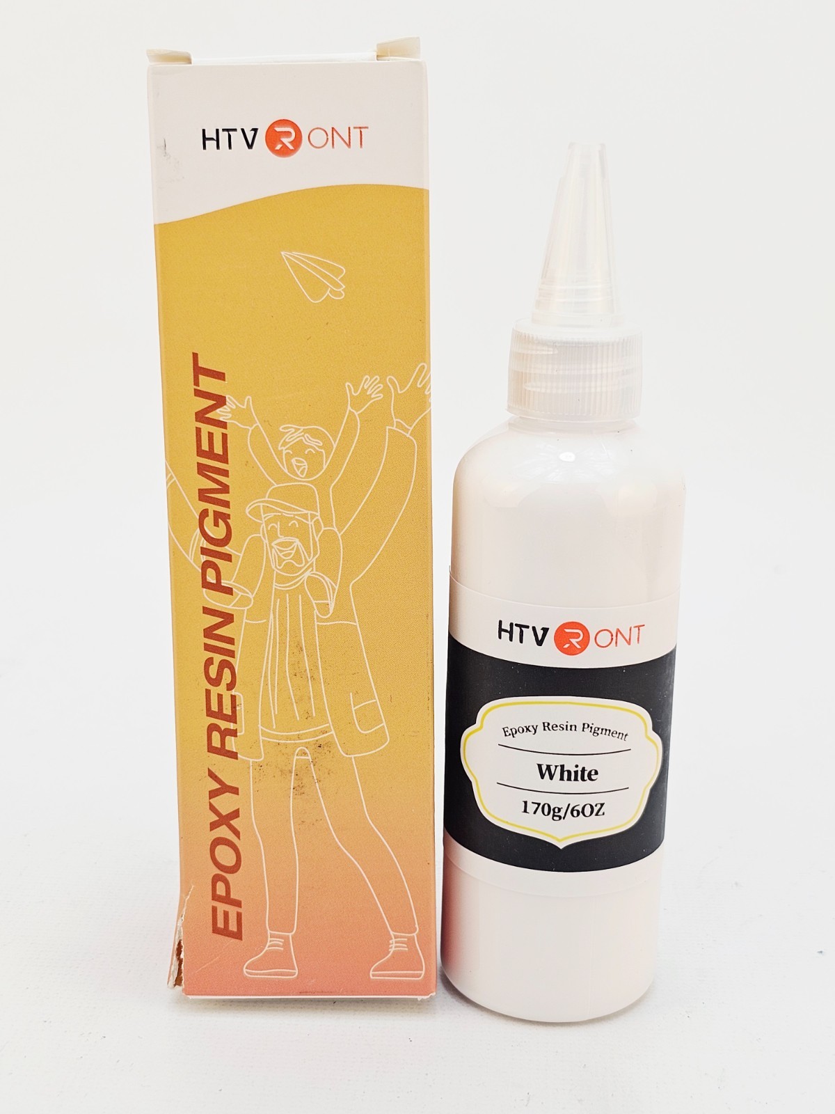 HTVRONT Epoxy Resin Pigment White Dye Pigment 6oz