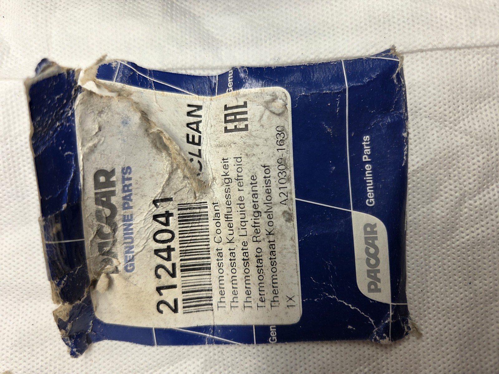 Paccar EPA13, MX13 Thermostat PART# 2124041PE