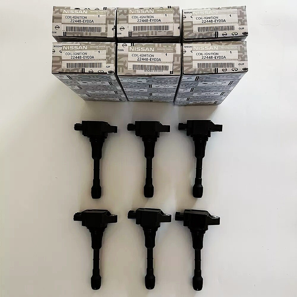 6x Ignition Coils 22448-EY00A For Nissan Infiniti 370Z G37 Q50 Q60 M37 3.7L V6