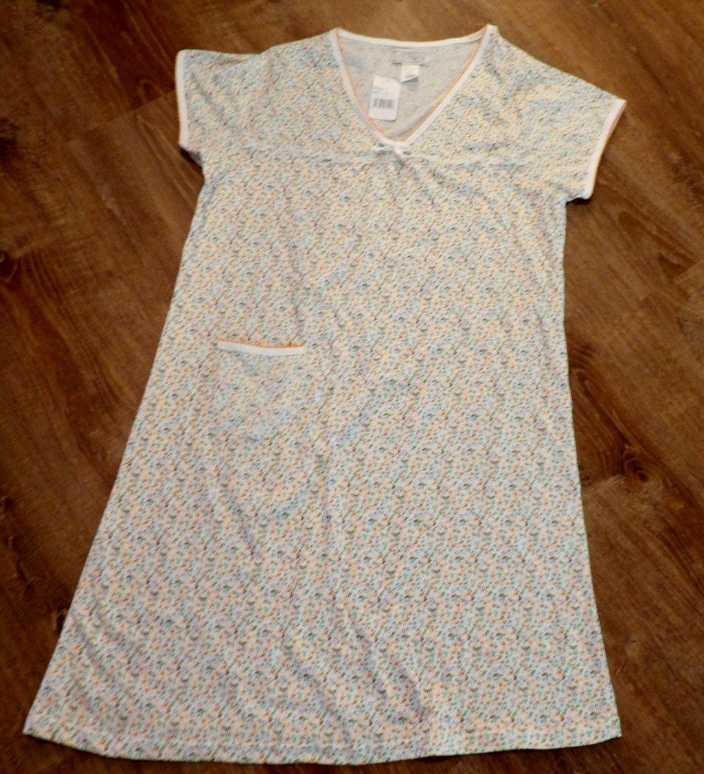 Lati Fashion Women's Sz L-XL SS Cotton/Poly Soft Nightgown