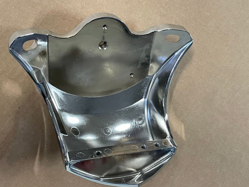 BIG DOG MOTORCYCLES OEM CHROME COIL COVER 2005-11 MODELS w/ 117" 6 speed logo