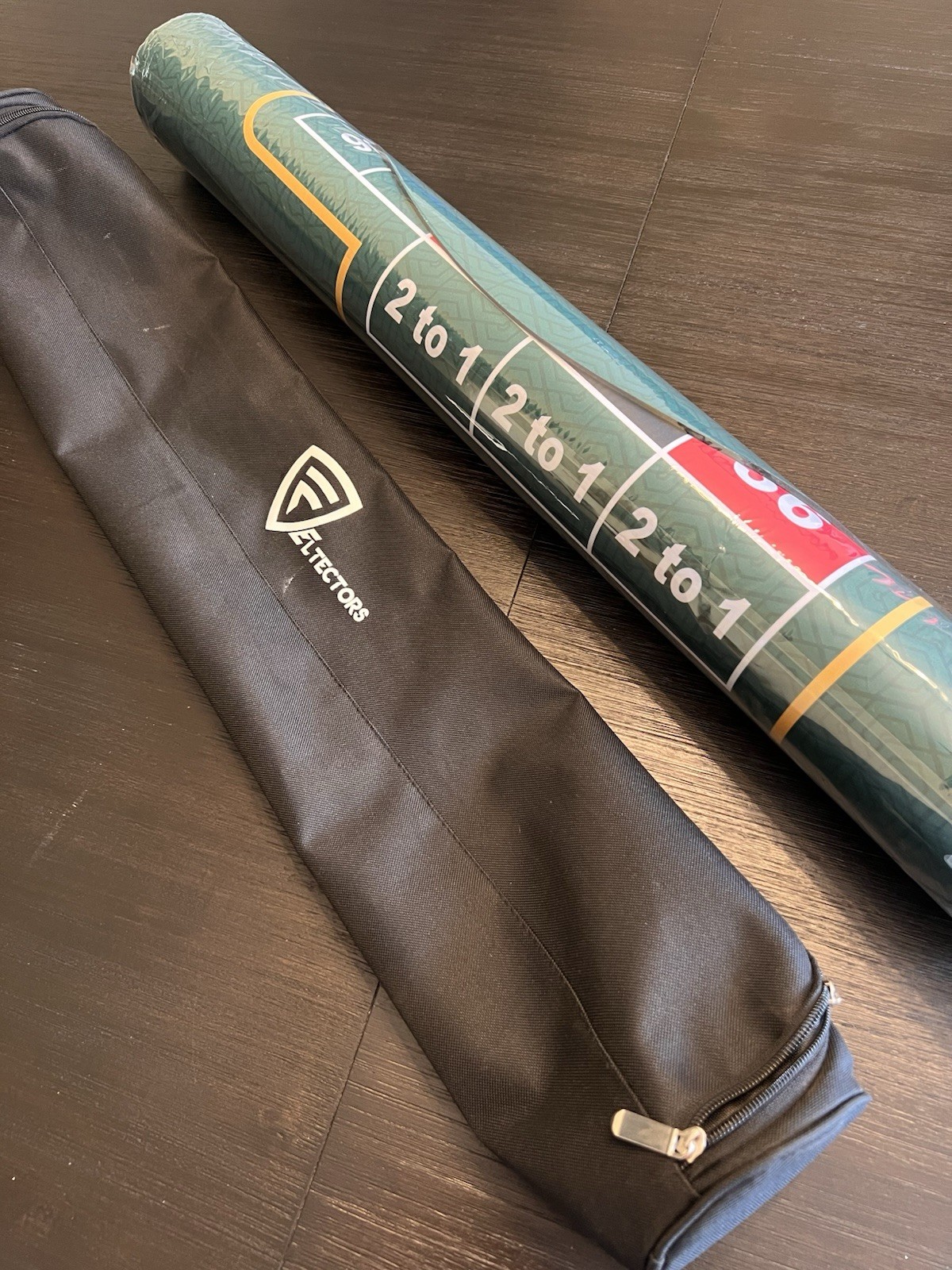 Feltectors Custom Made No Zero Roulette Table Neoprene Mat 73x31.5" w/ Carry Bag