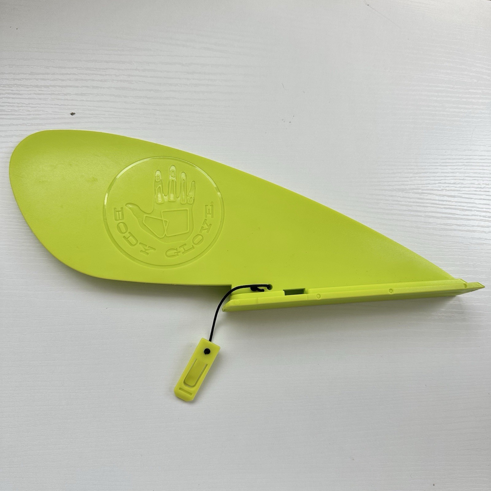 Body Glove Neon Yellow-Green Removable Center Fin for Inflatable SUP Paddleboard