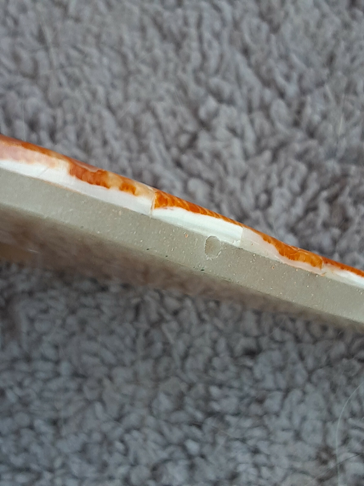 Orange Spiny Oyster Right Facing Bear Pendant 2 1/2" by 1 1/2" Make Offers!!