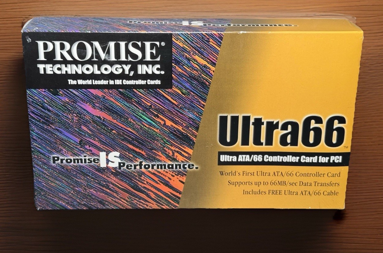 Promise Technology Ultra66 Ultra ATA/66 PCI Controller Card - New