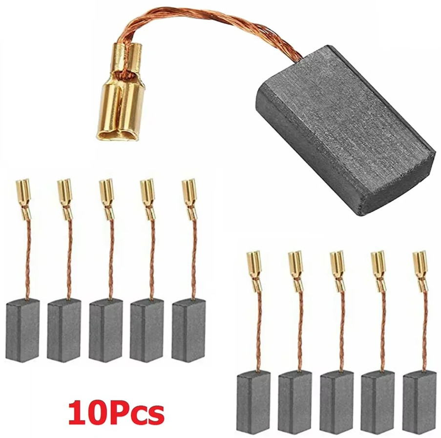 10pcs Carbon Brushes Replacement Parts for Bosch Angle Grinder Motors - NEW