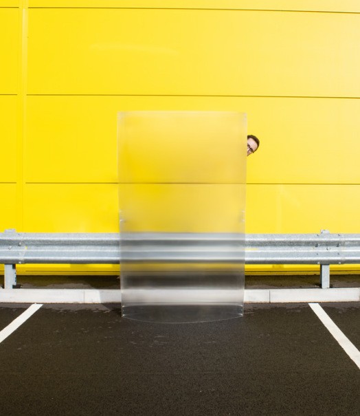 Invisibility Shield Magic Stealth Performance Props Lens Board