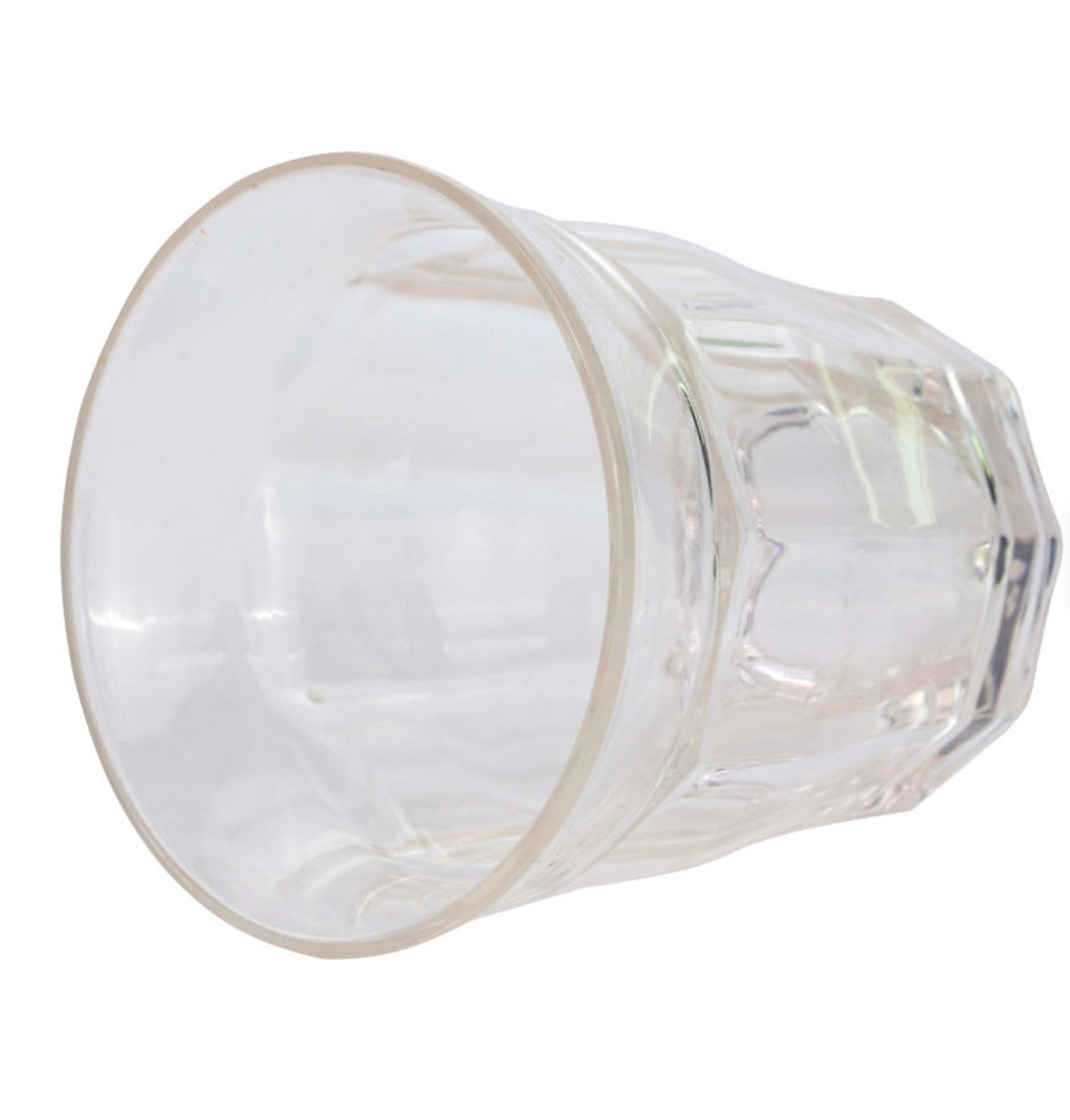 250ml Plastic Tumblers Drinking Glasses Unbreakable Clear Water Cups Reusable