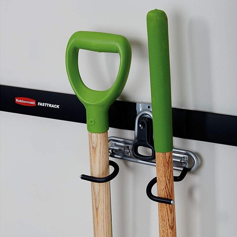 Rubbermaid FastTrack 2-Handle Hook (S Hook) For Rakes Brooms Shovels