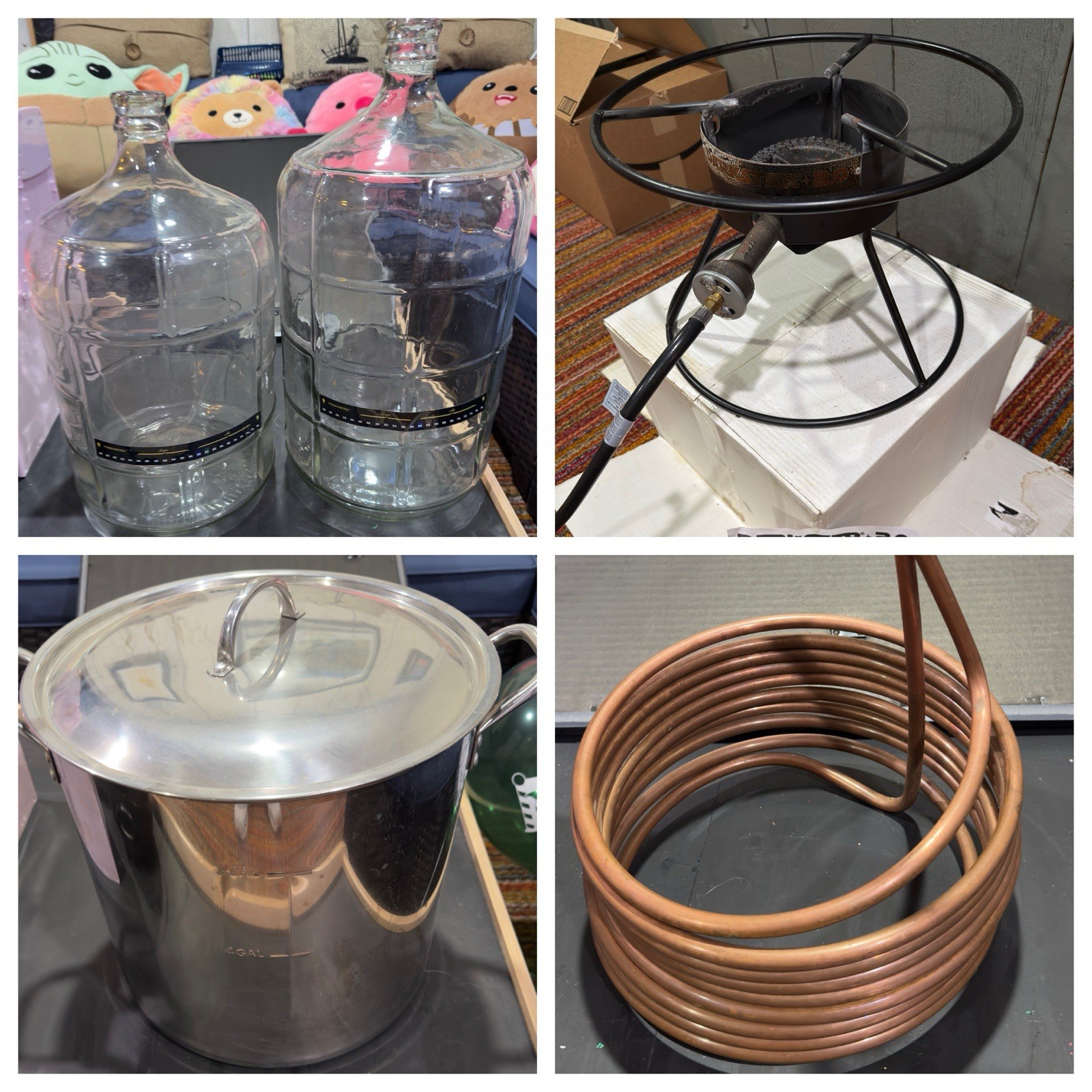 Home Beer Making Starter Kit – Kettle, Dark Star Burner, Carboys, Chiller, +More